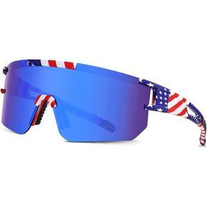 Polarized Sports Sunglasses Men P-V Style UV400 Cycling Glasses Baseball Goggles